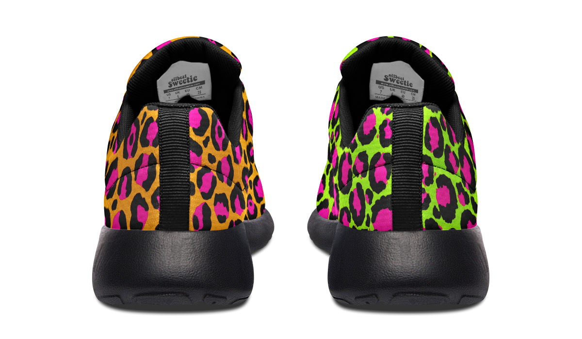 Neon Leopard x Neon Safari Mismatch Sneakers