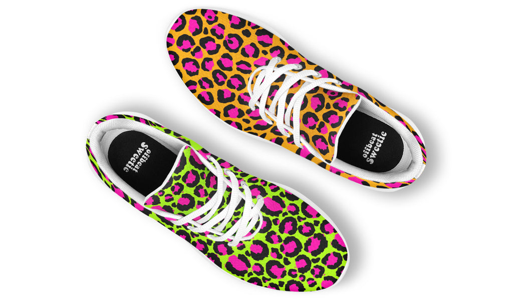 Neon Leopard x Neon Safari Mismatch Sneakers