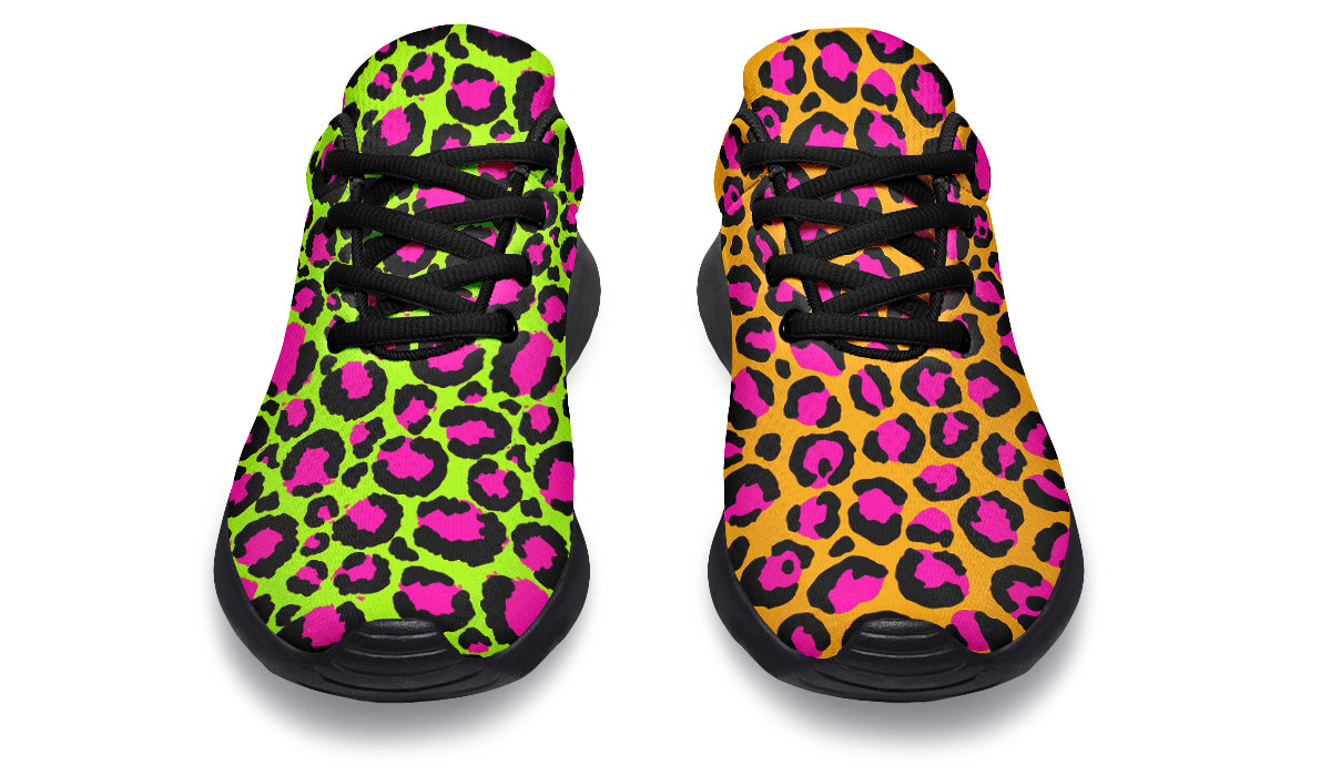 Neon Leopard x Neon Safari Mismatch Sneakers