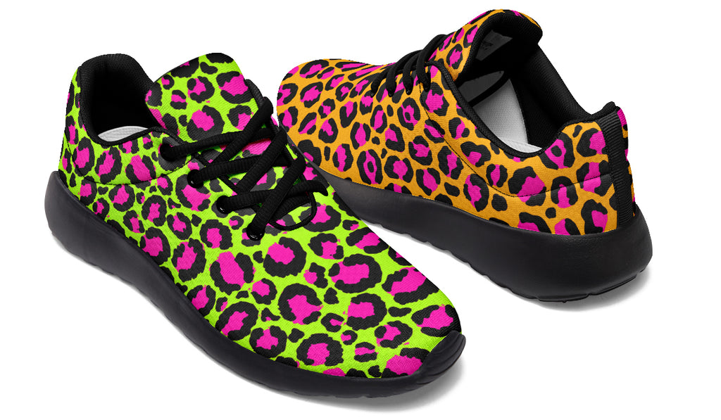 Neon Leopard x Neon Safari Mismatch Sneakers