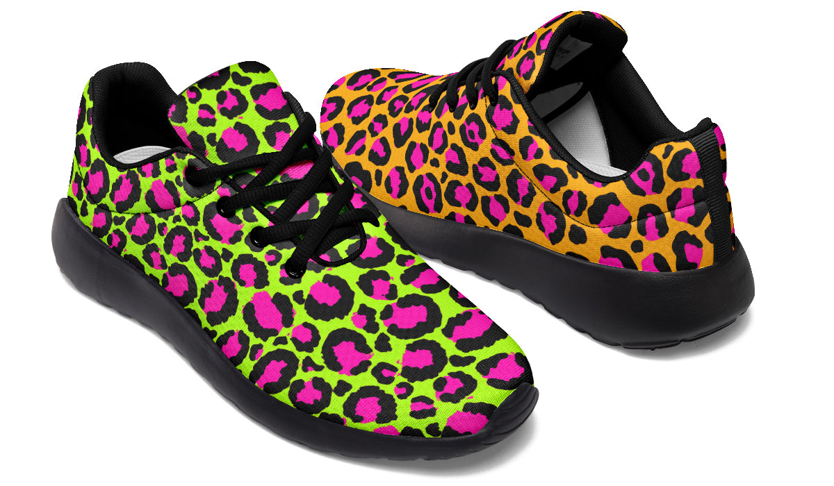 Neon Leopard x Neon Safari Mismatch Sneakers