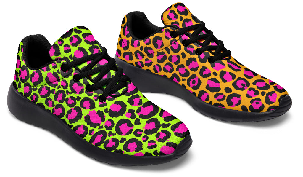 Neon Leopard x Neon Safari Mismatch Sneakers
