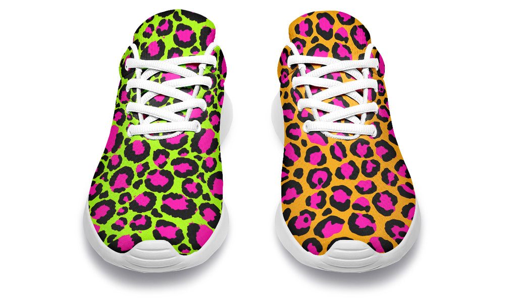 Neon Leopard x Neon Safari Mismatch Sneakers