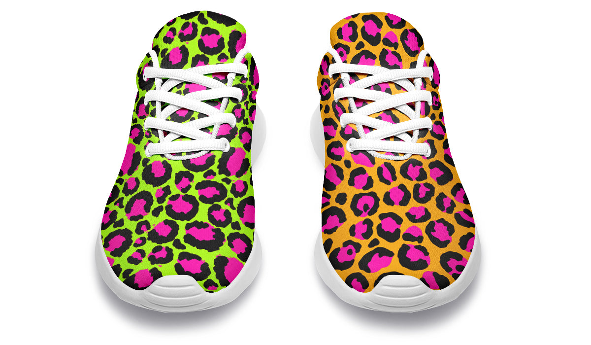 Neon Leopard x Neon Safari Mismatch Sneakers