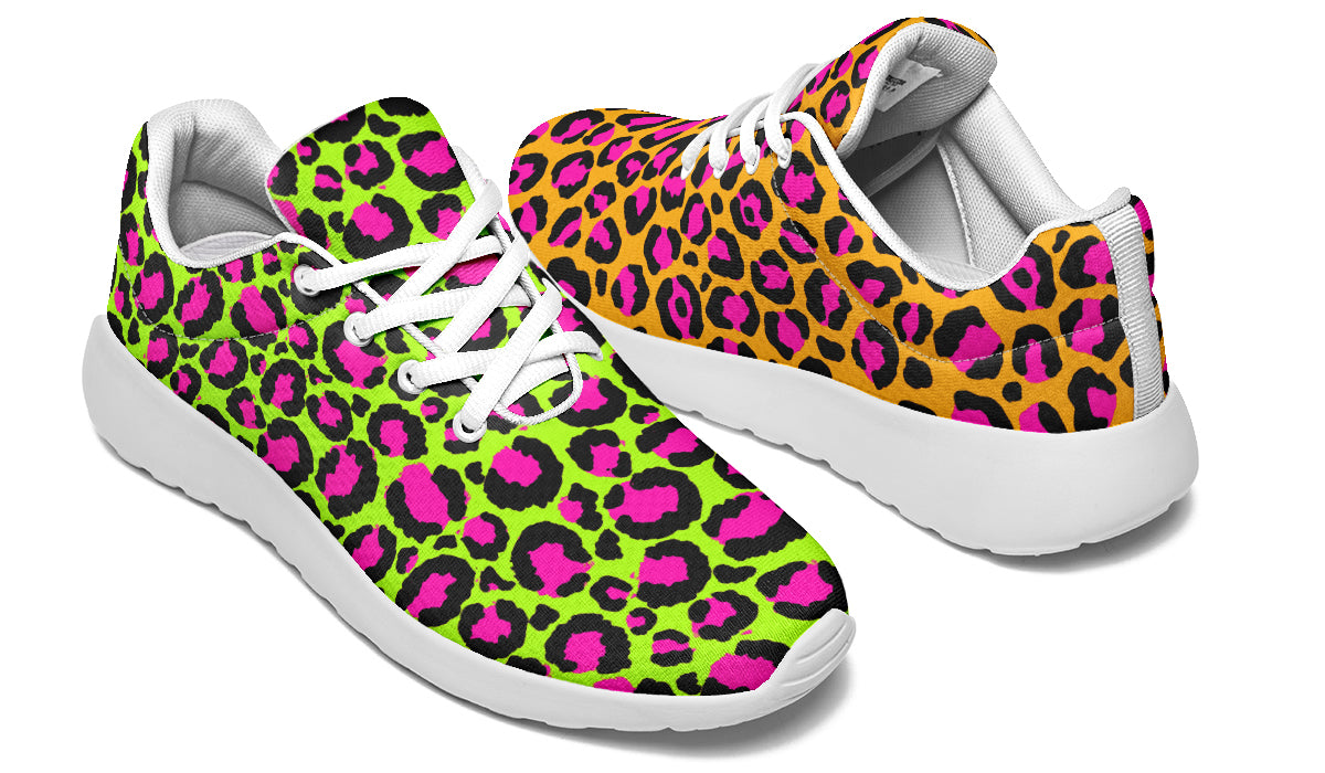 Neon Leopard x Neon Safari Mismatch Sneakers