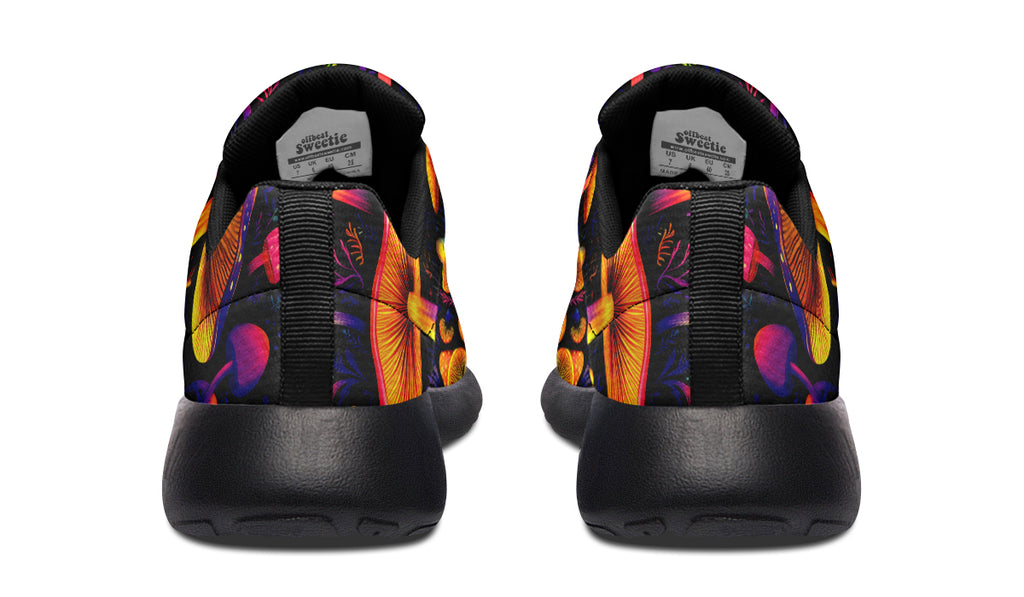 Neon Mushrooms Sneakers - Offbeat Sweetie
