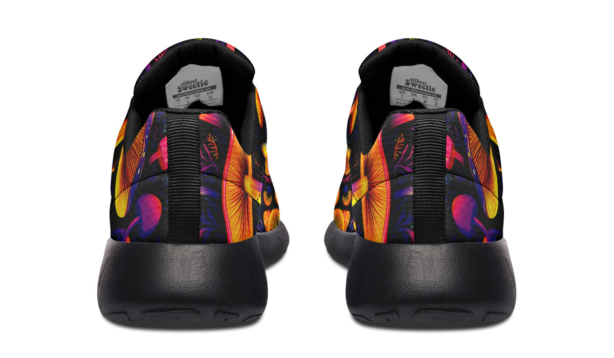 Neon Mushrooms Sneakers - Offbeat Sweetie