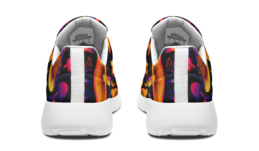 Neon Mushrooms Sneakers - Offbeat Sweetie