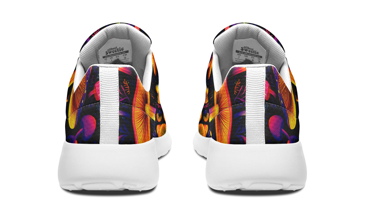 Neon Mushrooms Sneakers - Offbeat Sweetie