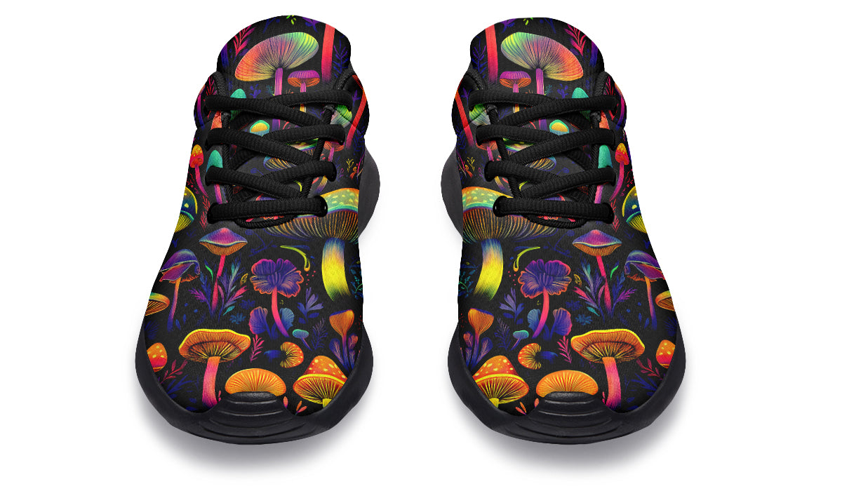 Neon Mushrooms Sneakers - Offbeat Sweetie