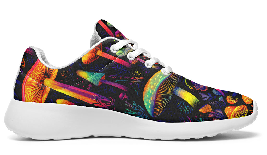 Neon Mushrooms Sneakers - Offbeat Sweetie