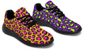 Neon Safari x Zombie Leopard Mismatch Sneakers