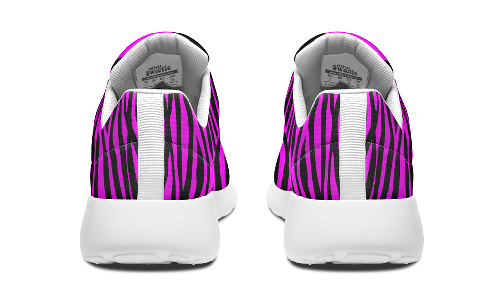Neon Zebra Fuchsia Sneakers