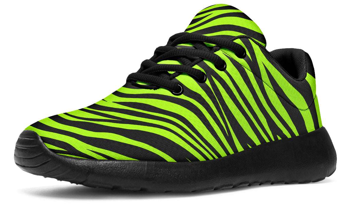 Neon Zebra Sneakers - Offbeat Sweetie