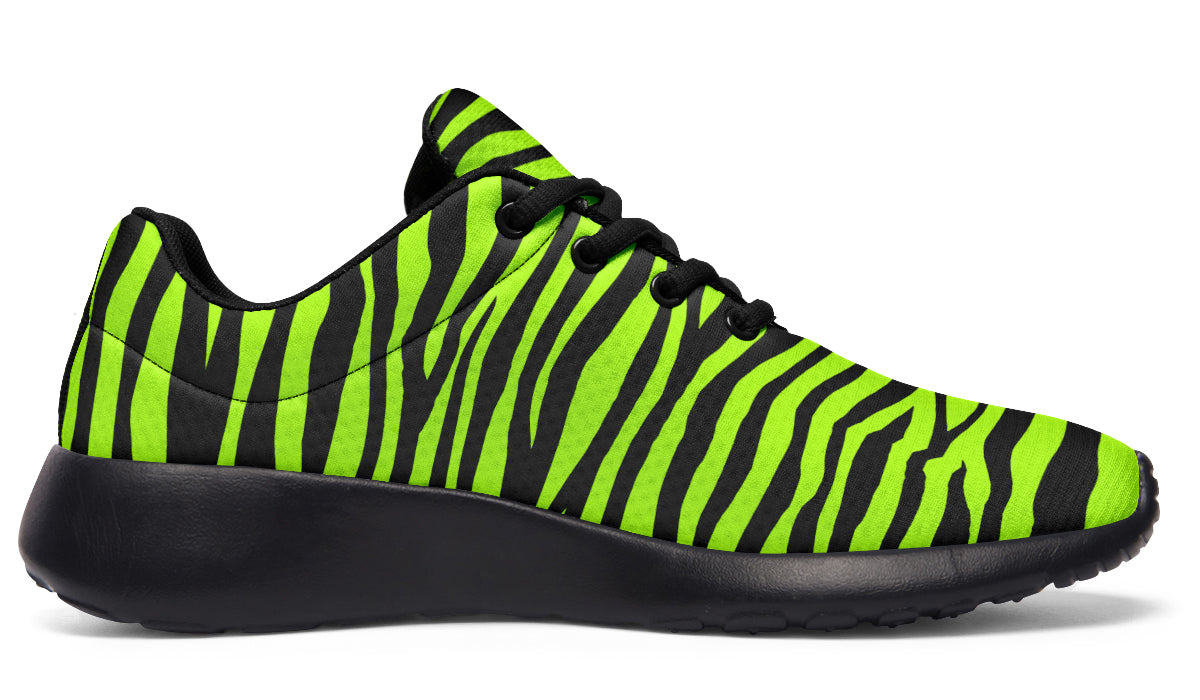 Neon Zebra Sneakers - Offbeat Sweetie