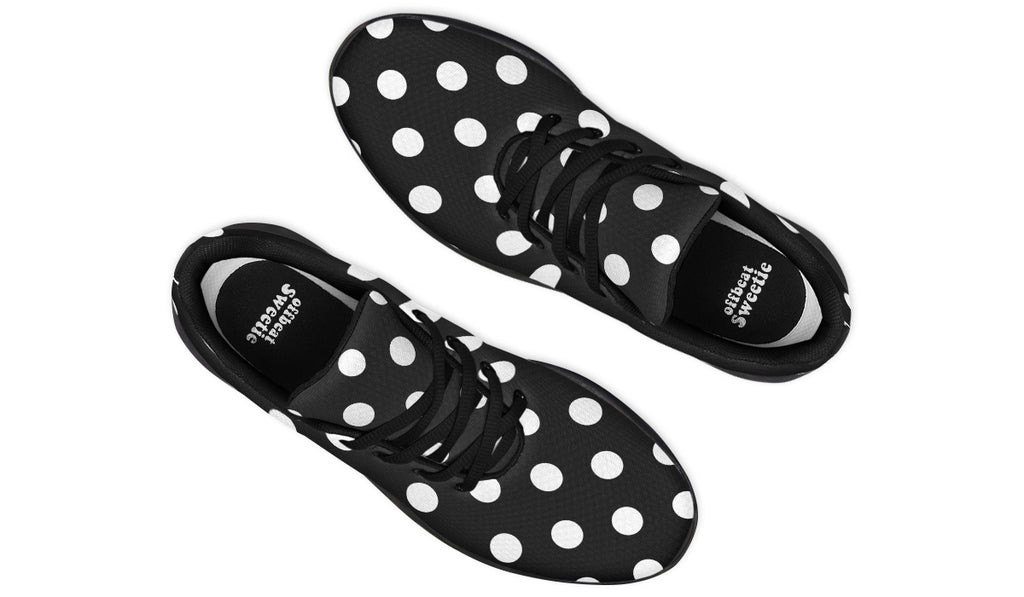 Paint It Black Polka Dot Sneakers