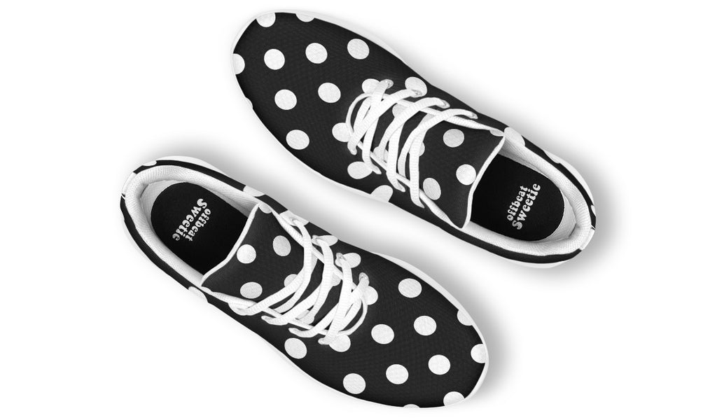 Paint It Black Polka Dot Sneakers