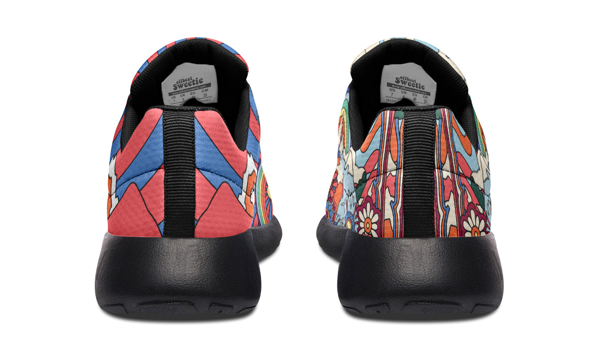 Peace And Love Sneakers - Offbeat Sweetie