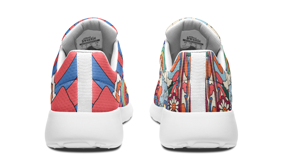 Peace And Love Sneakers - Offbeat Sweetie