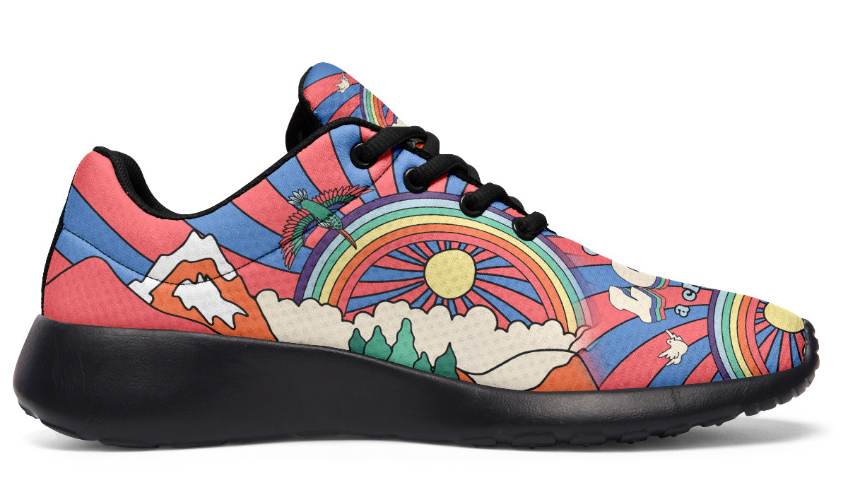 Peace And Love Sneakers - Offbeat Sweetie