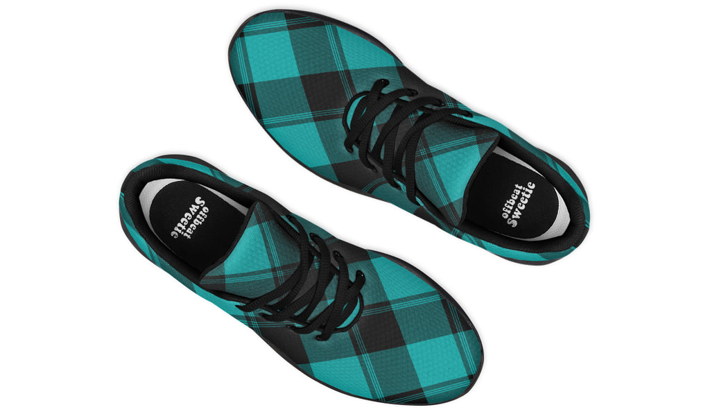 Pennyroyal Teal Plaid Sneakers