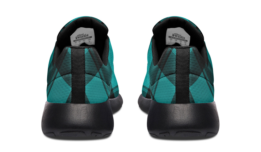 Pennyroyal Teal Plaid Sneakers