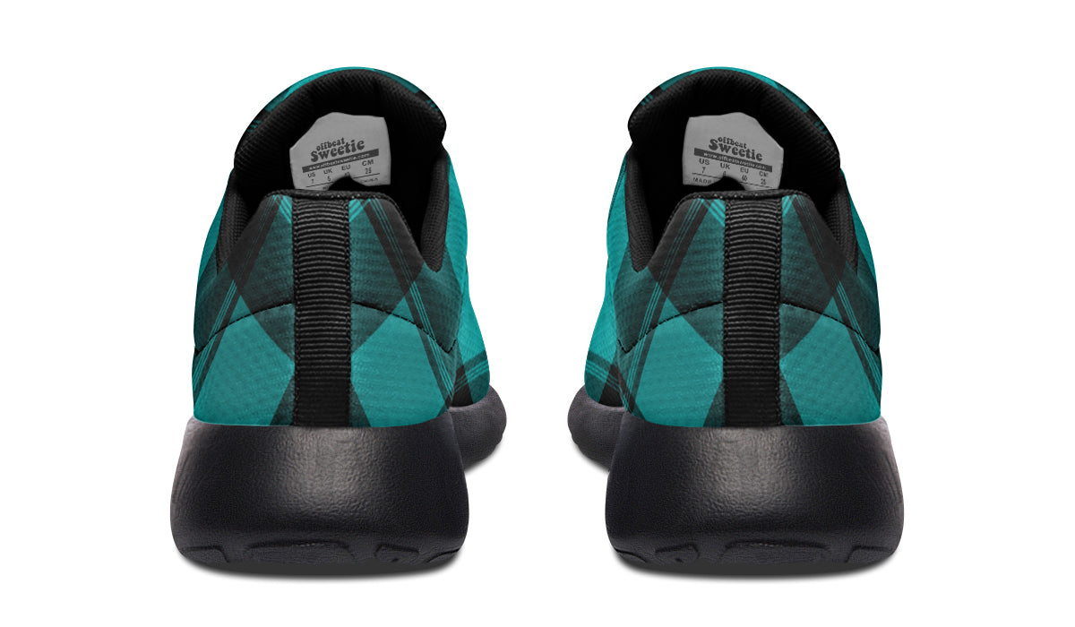 Pennyroyal Teal Plaid Sneakers