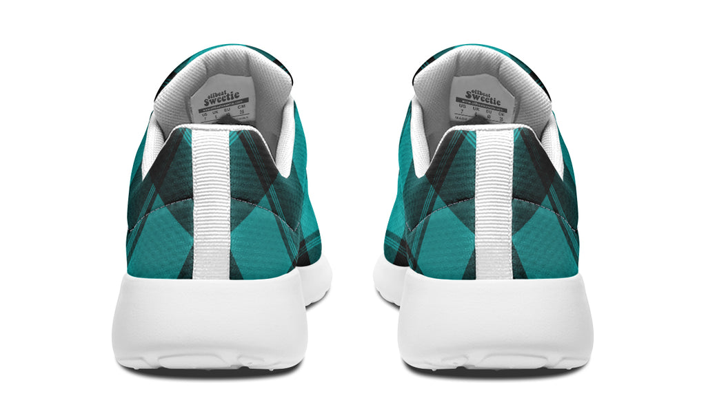 Pennyroyal Teal Plaid Sneakers