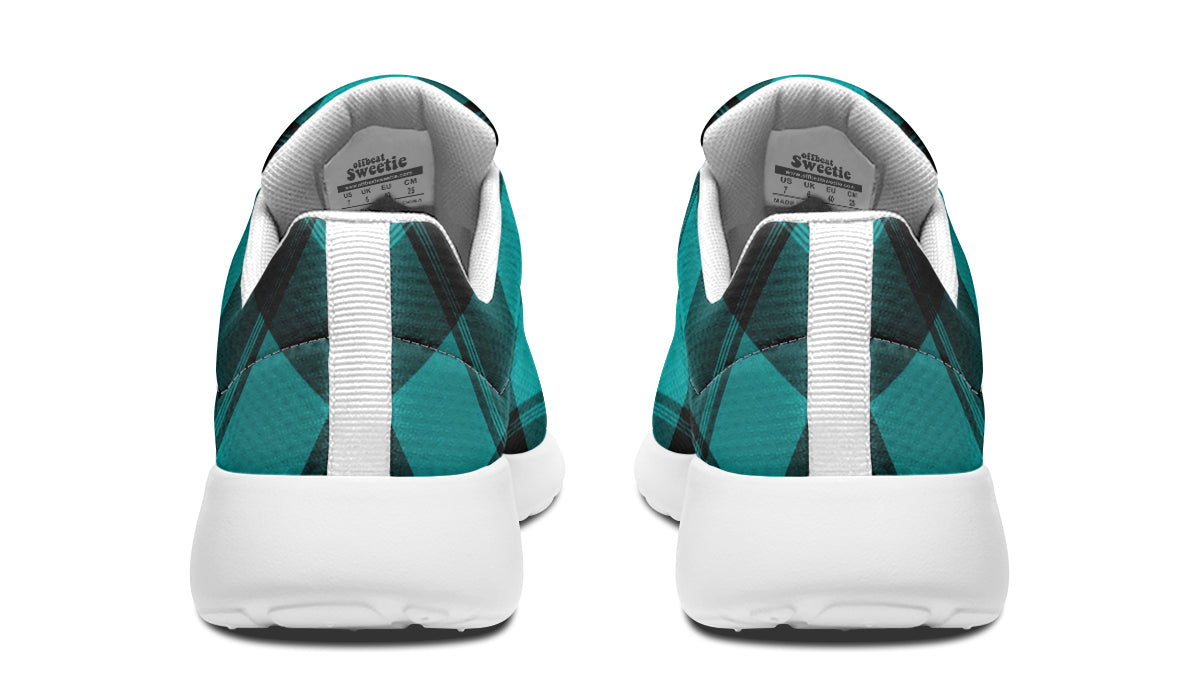 Pennyroyal Teal Plaid Sneakers