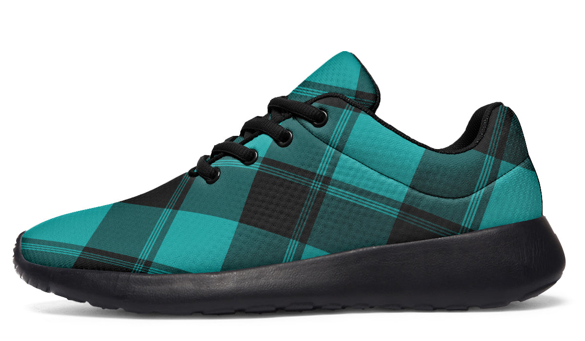 Pennyroyal Teal Plaid Sneakers