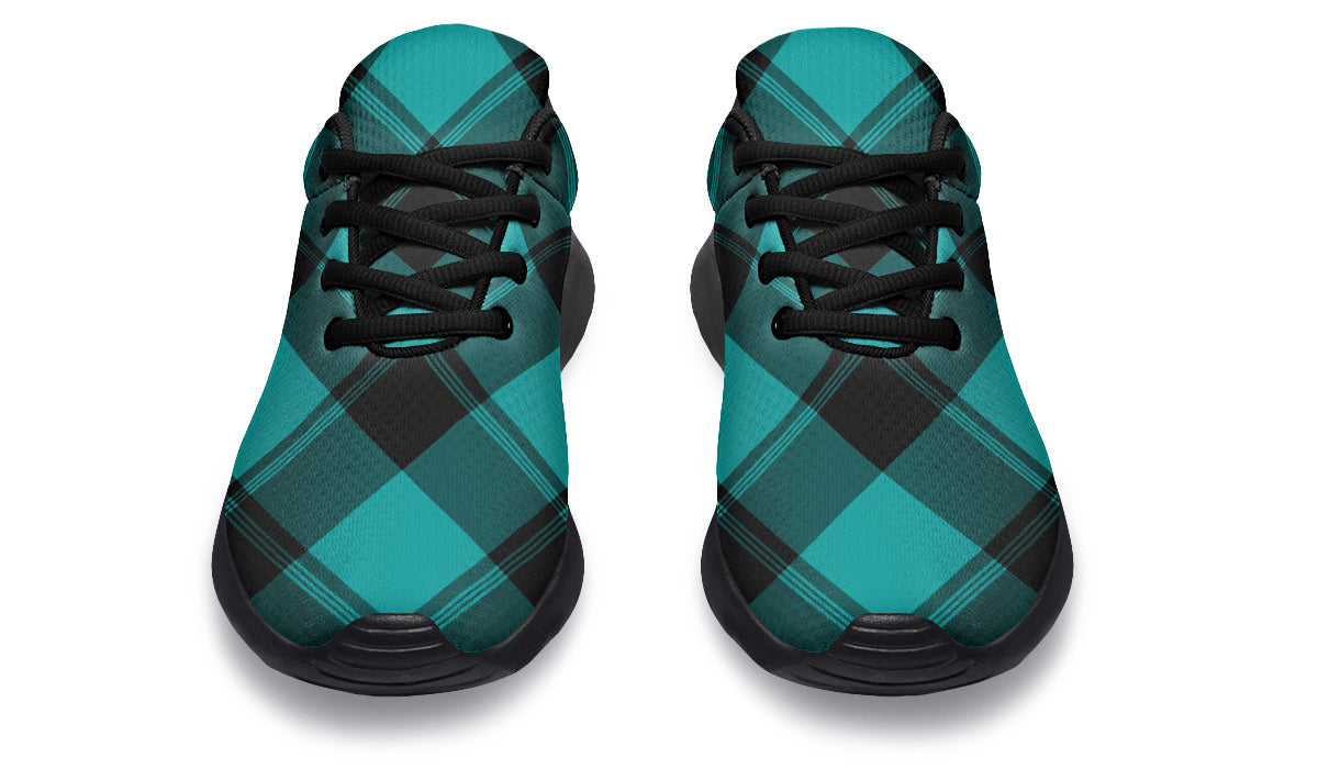 Pennyroyal Teal Plaid Sneakers