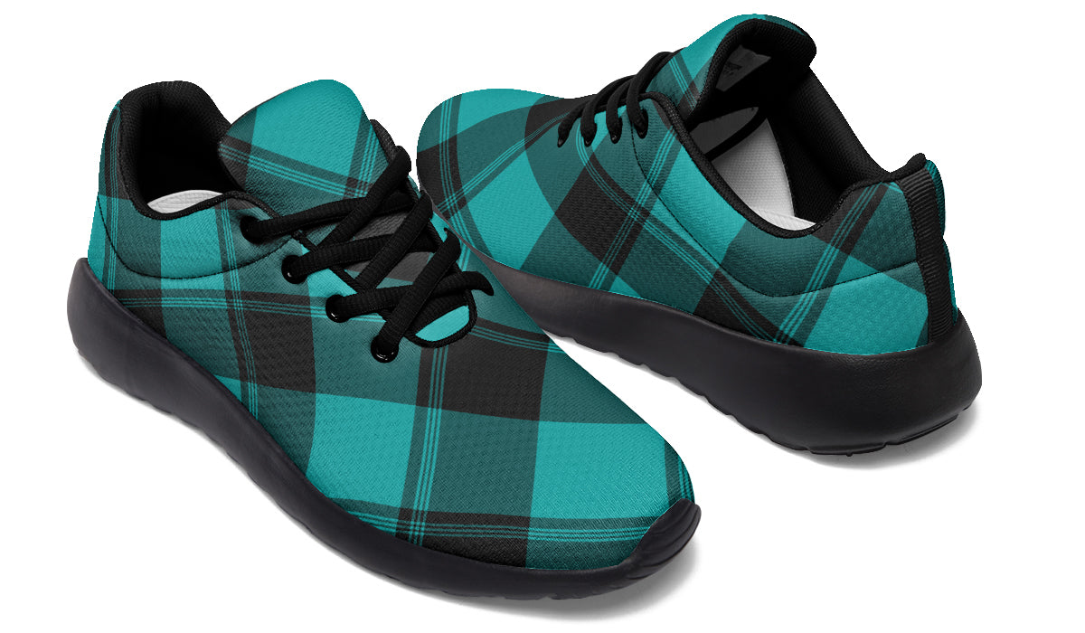 Pennyroyal Teal Plaid Sneakers