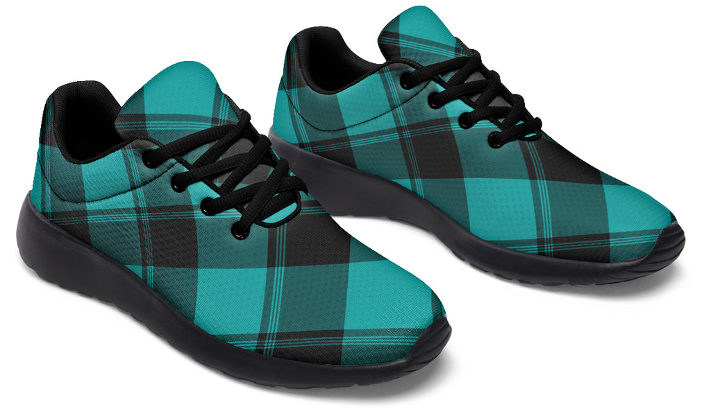 Pennyroyal Teal Plaid Sneakers