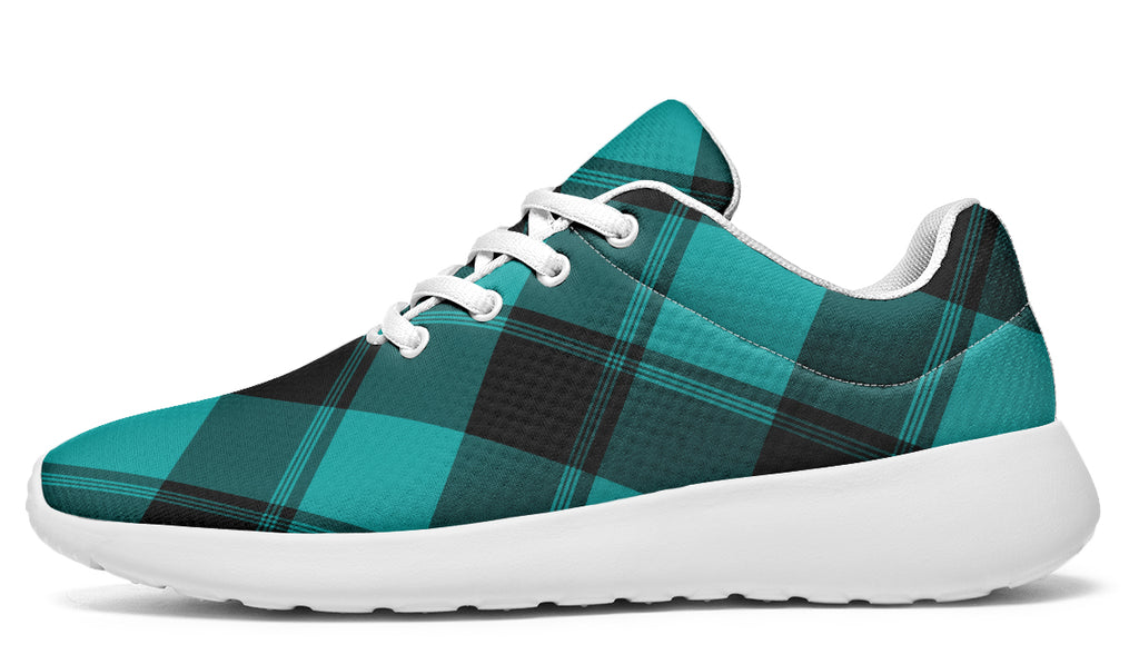 Pennyroyal Teal Plaid Sneakers