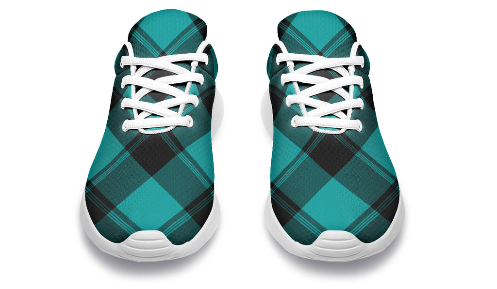 Pennyroyal Teal Plaid Sneakers