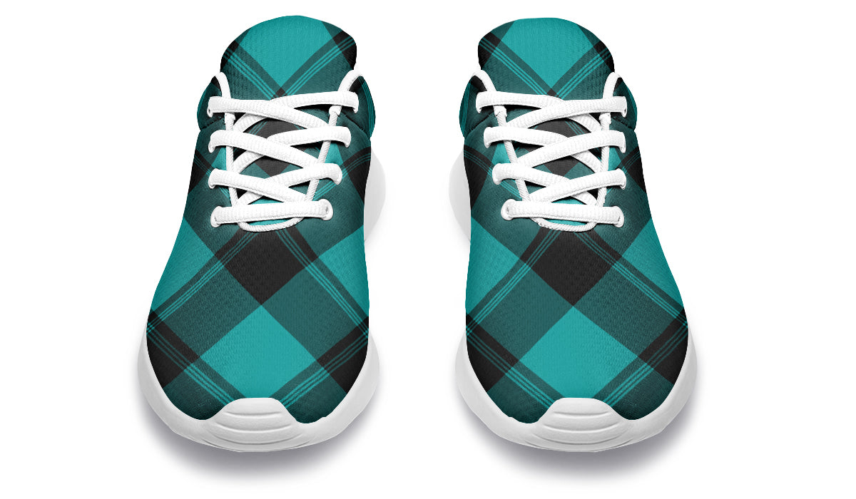 Pennyroyal Teal Plaid Sneakers