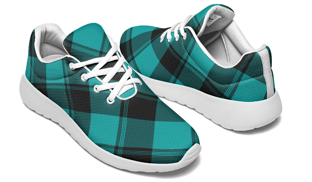 Pennyroyal Teal Plaid Sneakers