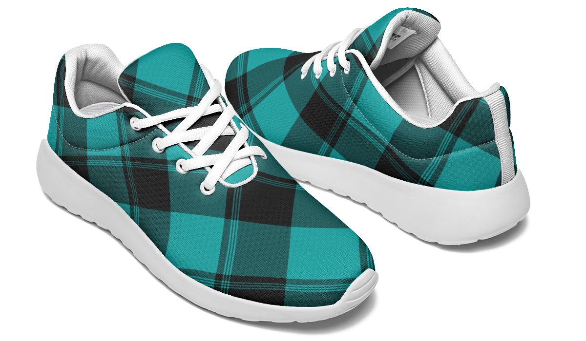 Pennyroyal Teal Plaid Sneakers