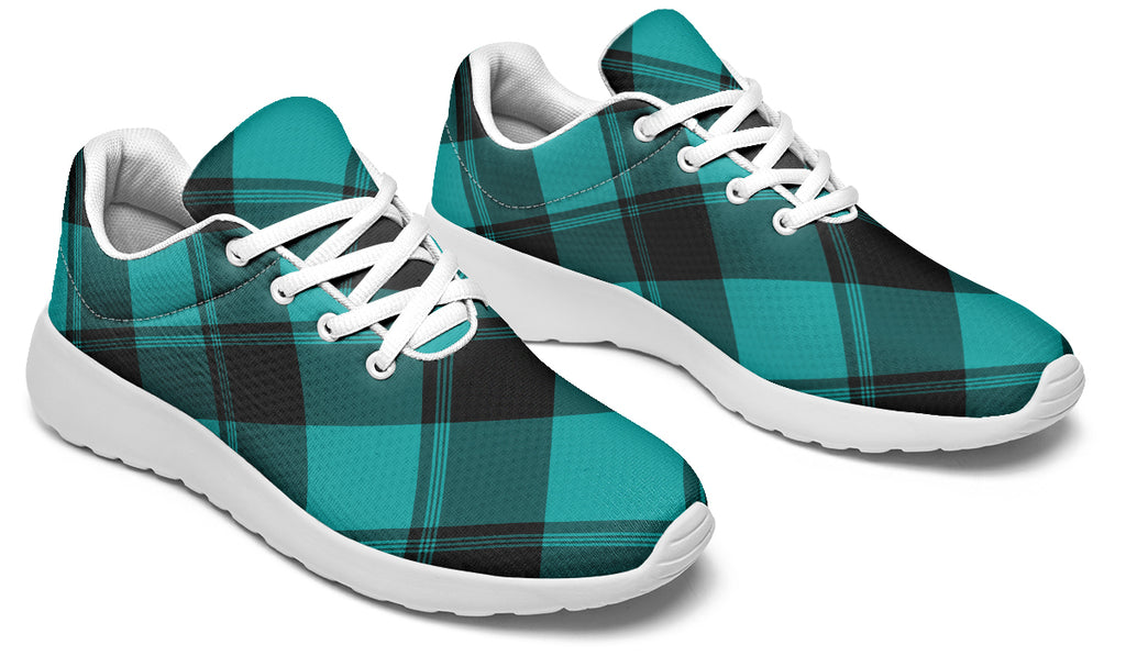 Pennyroyal Teal Plaid Sneakers