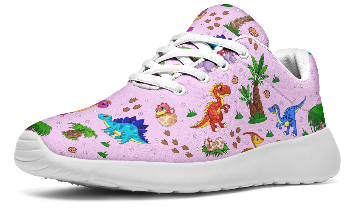 Pink And Blue Mismatched Baby Dinos Sneakers - Offbeat Sweetie