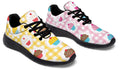 Pink And Yellow Mismatch Gingham Cupcakes Sneakers