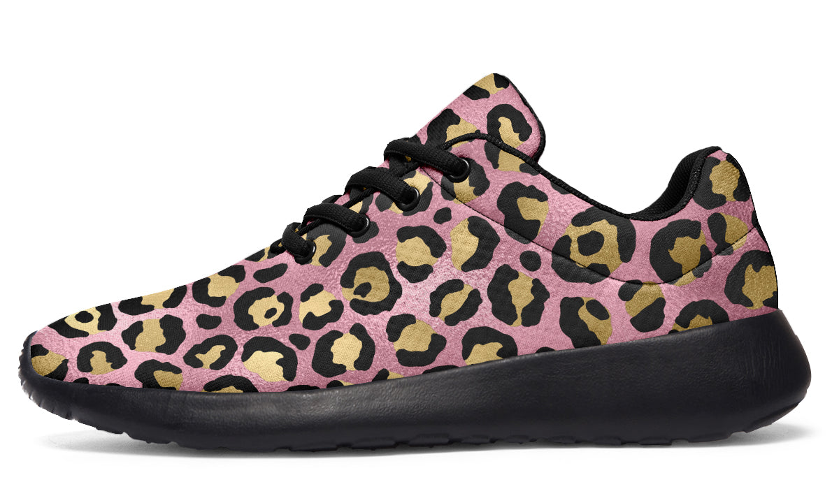 Pink Leopard Sneakers - Offbeat Sweetie