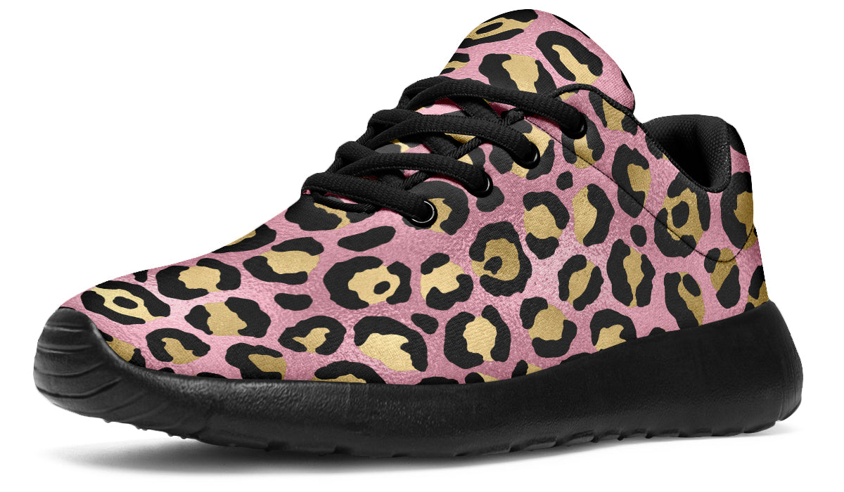 Pink Leopard Sneakers - Offbeat Sweetie