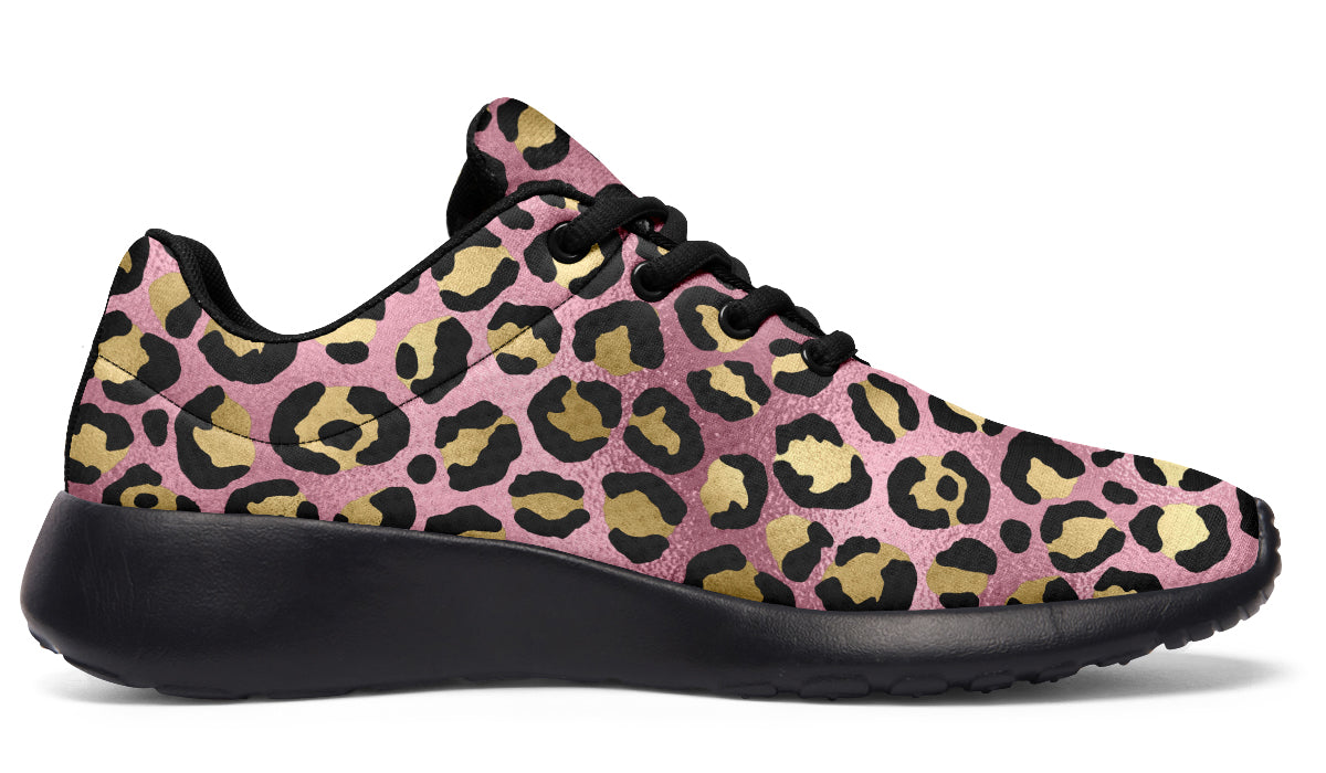 Pink Leopard Sneakers - Offbeat Sweetie