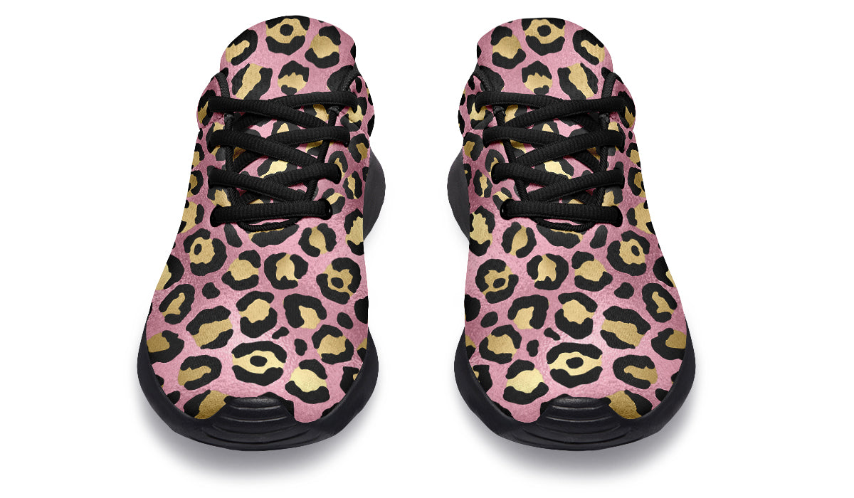Pink Leopard Sneakers - Offbeat Sweetie
