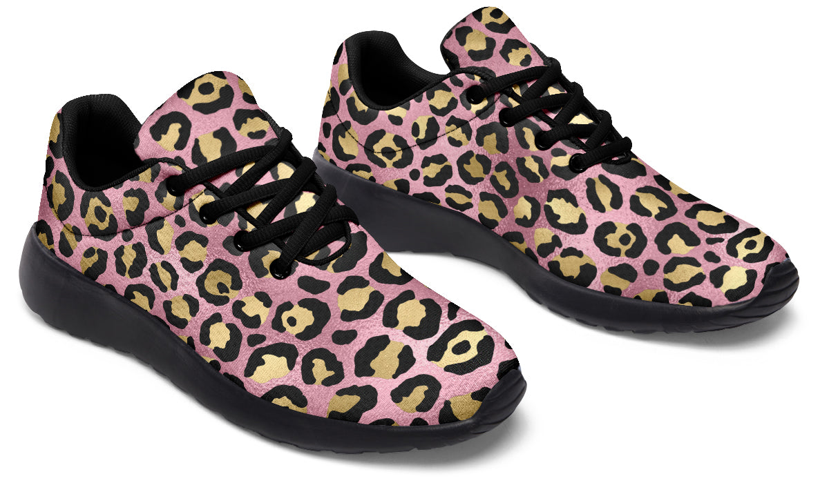Pink Leopard Sneakers - Offbeat Sweetie