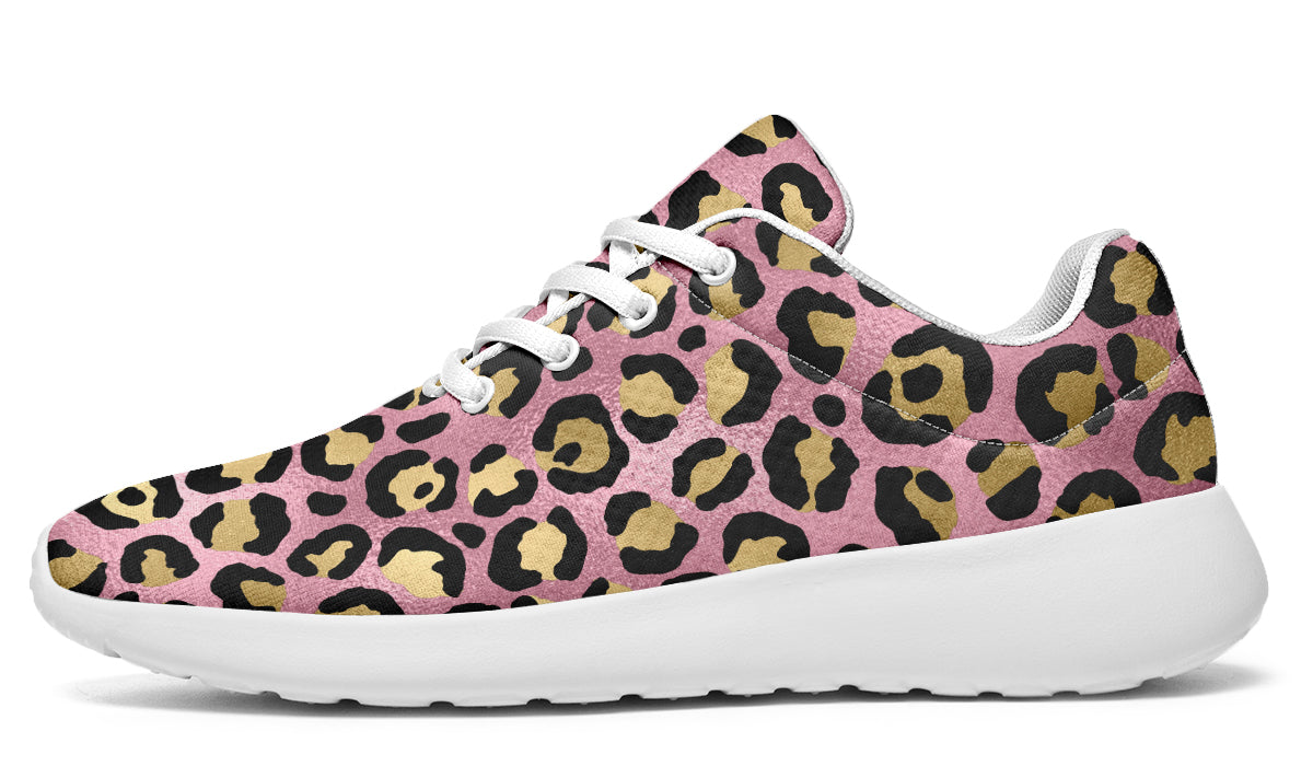 Pink Leopard Sneakers - Offbeat Sweetie