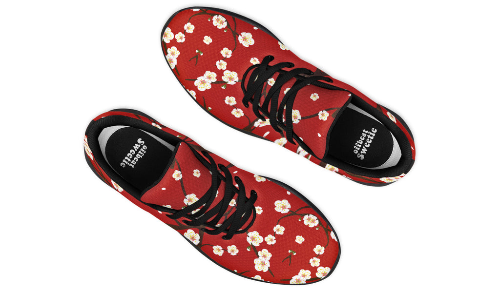 Plum Blossoms Sneakers - Offbeat Sweetie