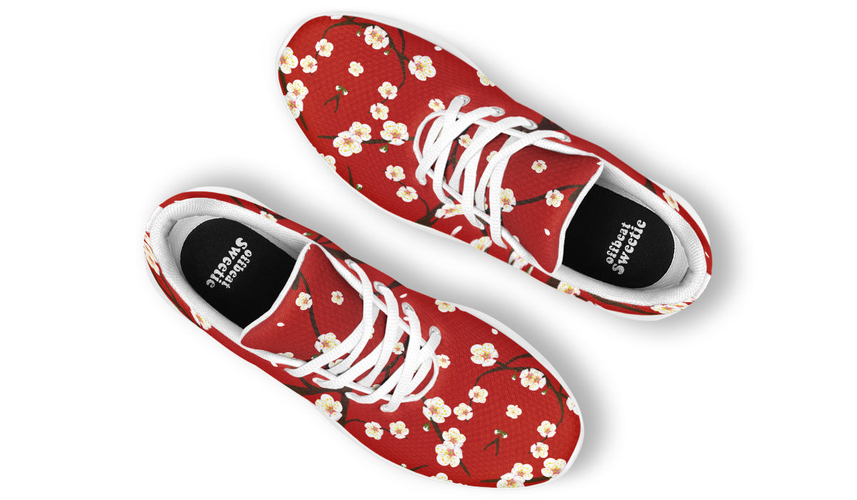 Plum Blossoms Sneakers - Offbeat Sweetie