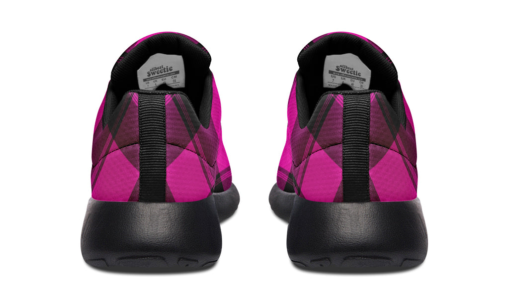 Pretty In Pink Plaid Sneakers